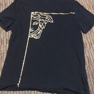 Large mens black & gold Versace shirt